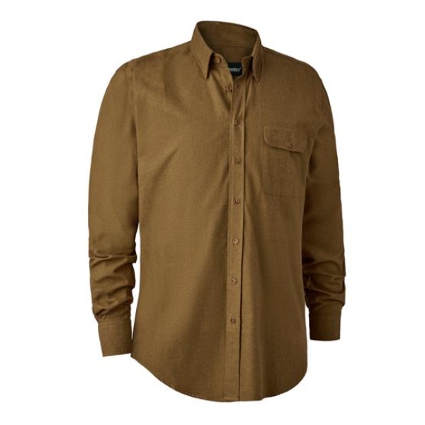Deerhunter Mens Liam Shirt, Ocher Brown