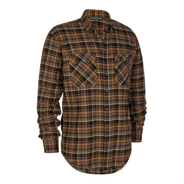 Deerhunter Mens Marvin Shirt, Brown Check