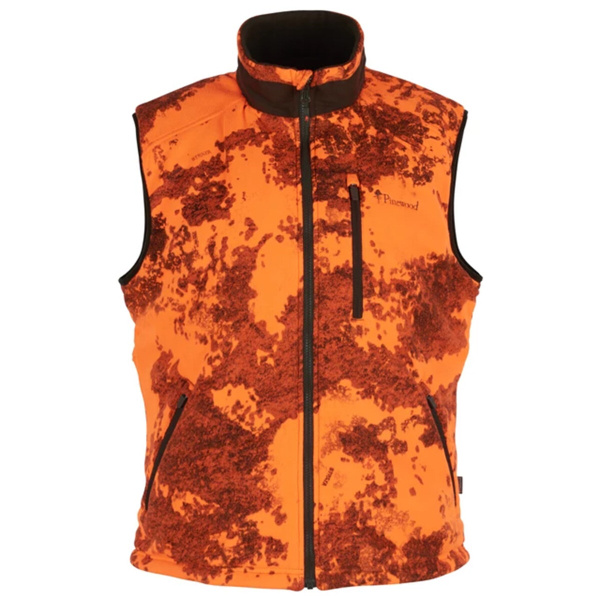 Pinewood Småland vendbar vest (Strata Blaze/H.Green, 3XL)