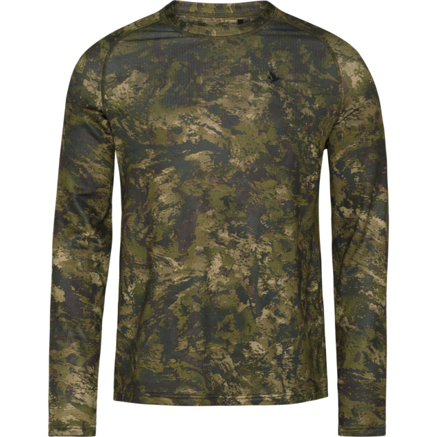 Seeland Active Camo L/S t-shirt (InVis Green, 3XL)