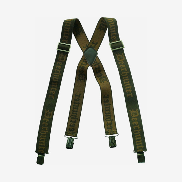 Deerhunter - Logo seler med klips (Art Green) - 120 cm