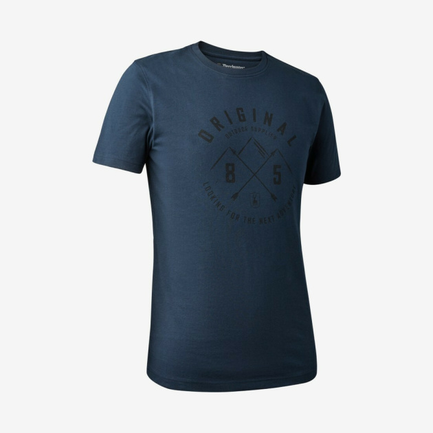 Deerhunter - Nolan t-shirt (Dark Blue) - 2XL