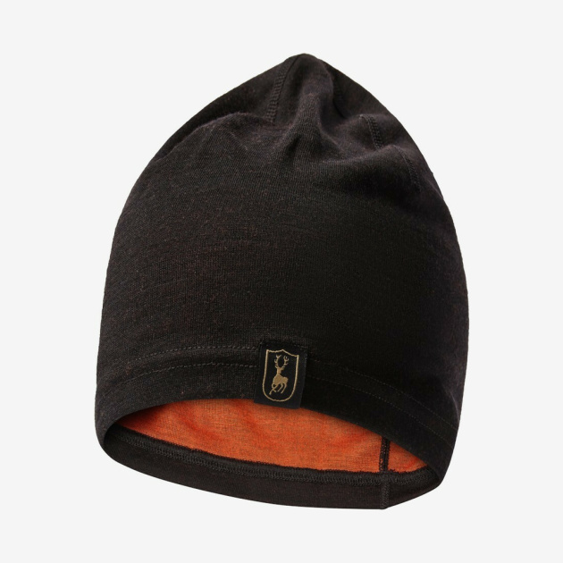 Deerhunter - Quinn beanie i merino (Black Oak)