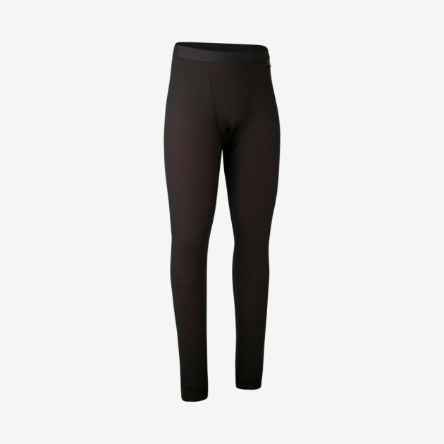 Deerhunter - Quinn lange underbukser i merino (Black Oak) - 3XL
