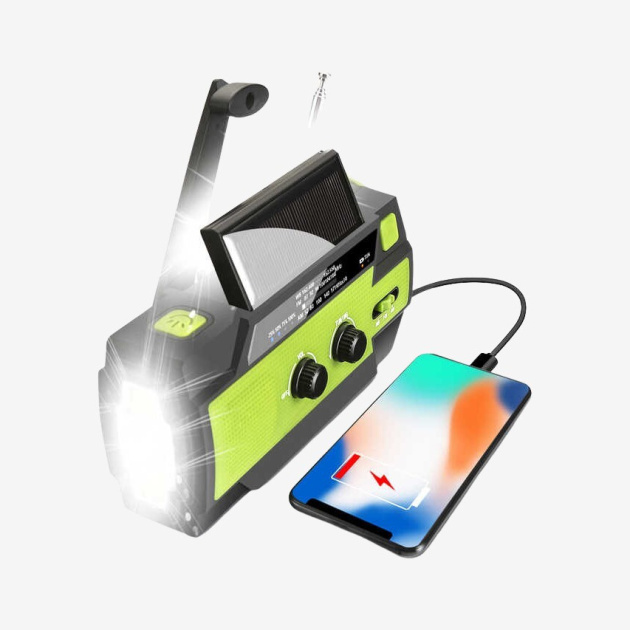 Go - Nødradio med håndsving - 4000 mAh
