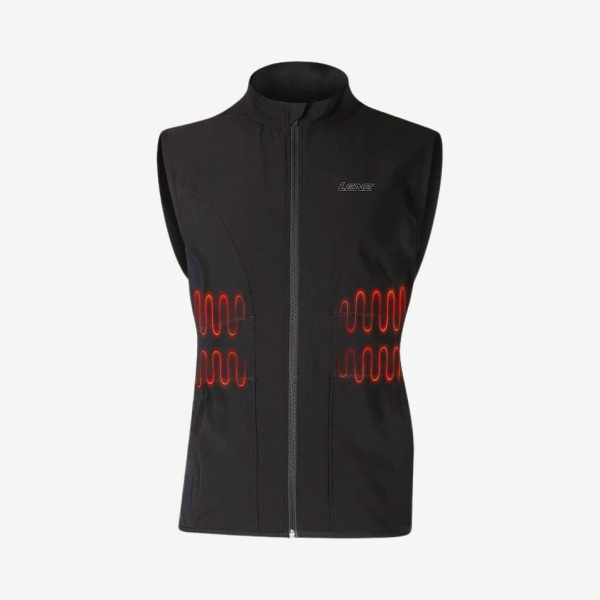 Lenz - Heat vest 1.0 til herrer (Sort) - 5XL