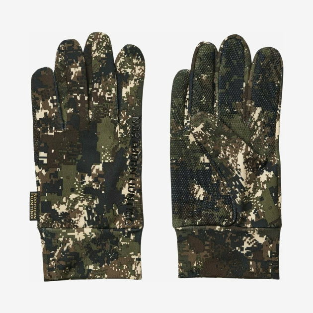 Northern Hunting - Sigvald fleecehandsker (Camouflage) - XS/S