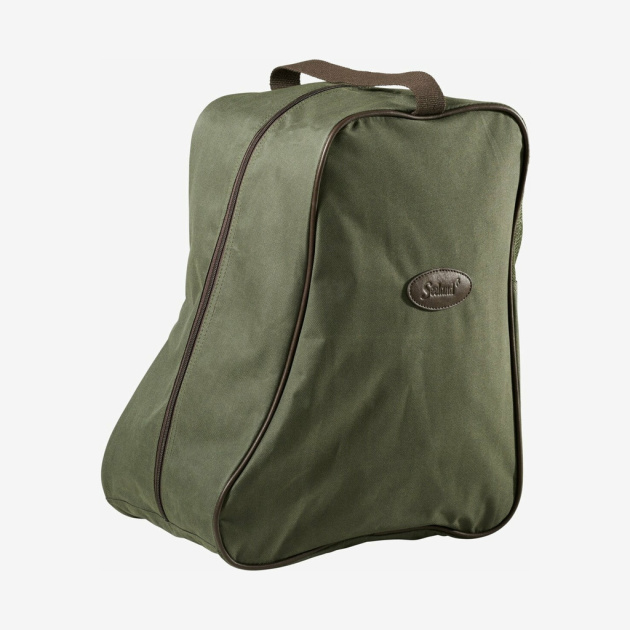 Seeland - Boot bag, design line (Green/Brown) - One size