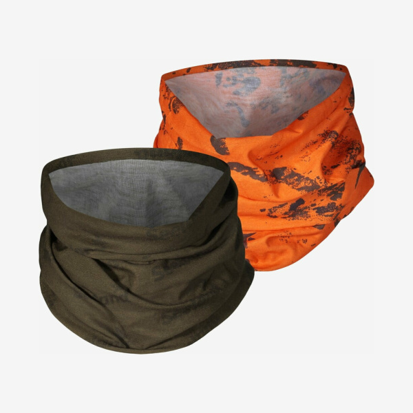 Seeland - Halsedisse 2-pak (Pine green/InVis orange blaze) - One size
