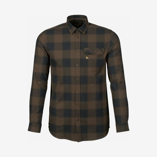 Seeland - Highseat skjorte (Hunter brown) - M