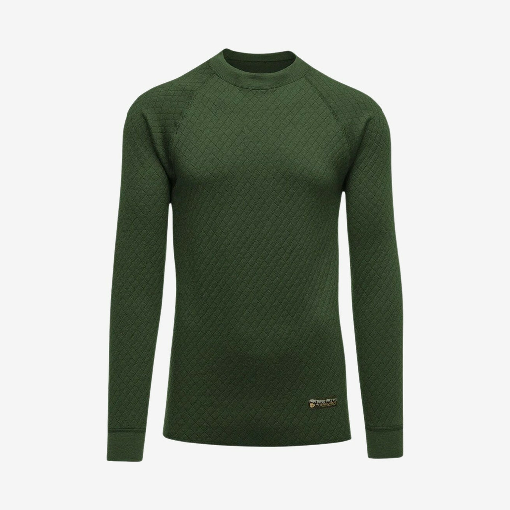 Thermowave - Merino 3IN1 langærmet trøje (Forest green) - 3XL