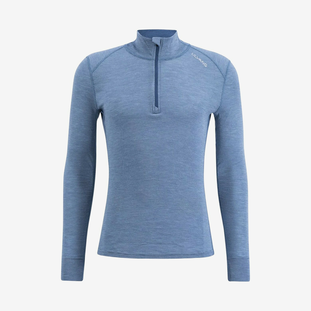 Ulvang - Rav 100% turtle neck m lynlås (Blå) - M