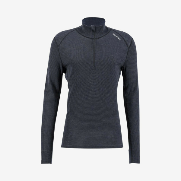 Ulvang - Rav 100% turtle neck m lynlås (Sort) - 2XL