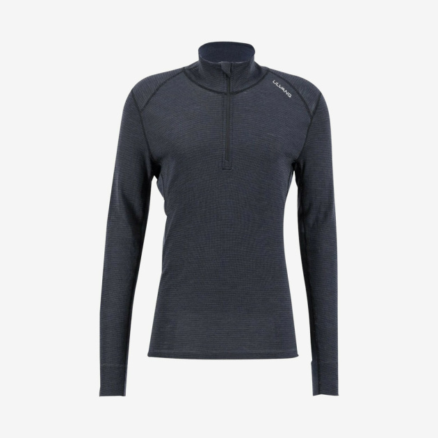 Ulvang - Rav 100% turtle neck m lynlås (Sort) - S