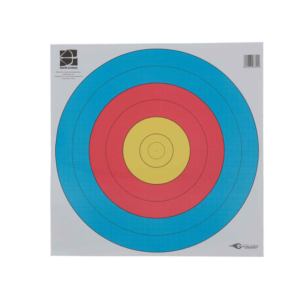 Avalon skydeskive 80 cm standart center med 6 ringe