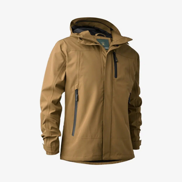 Deerhunter - Sarek Shell jakke med hætte (Brun) - 2XL