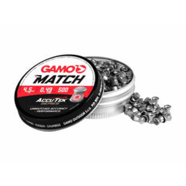 Gamo Accutek - Match hagl 500 stk. - 4,5 mm