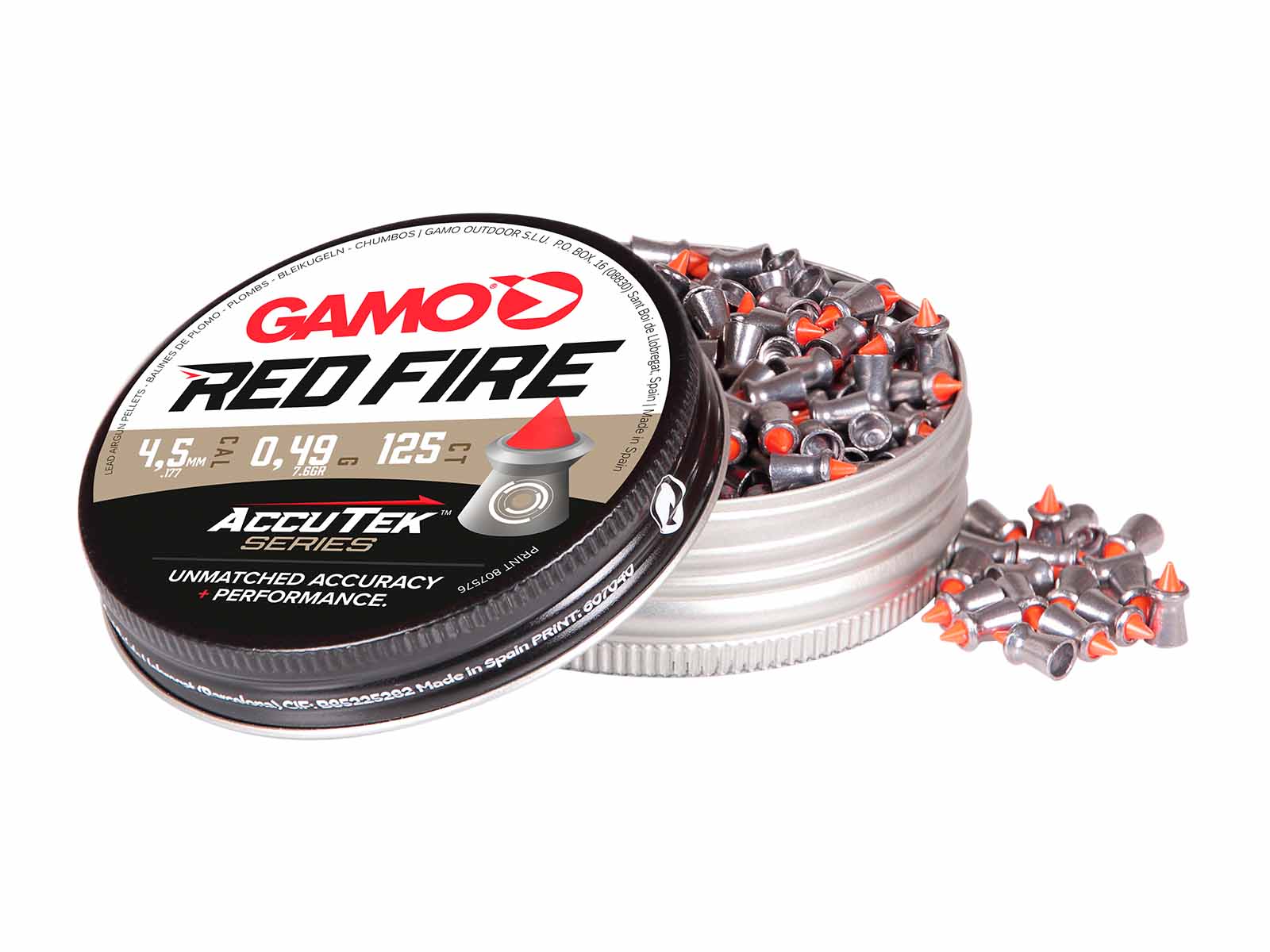 Gamo Red Fire Accutek 4,5mm 125 stk.