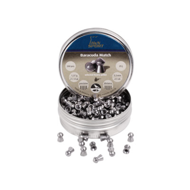 H&N Baracuda match 5,51 mm 200 stk