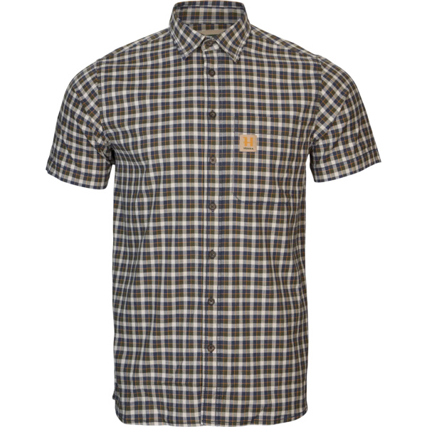 Härkila Fjell S/S Skjorte (Naval Blue Check, M)