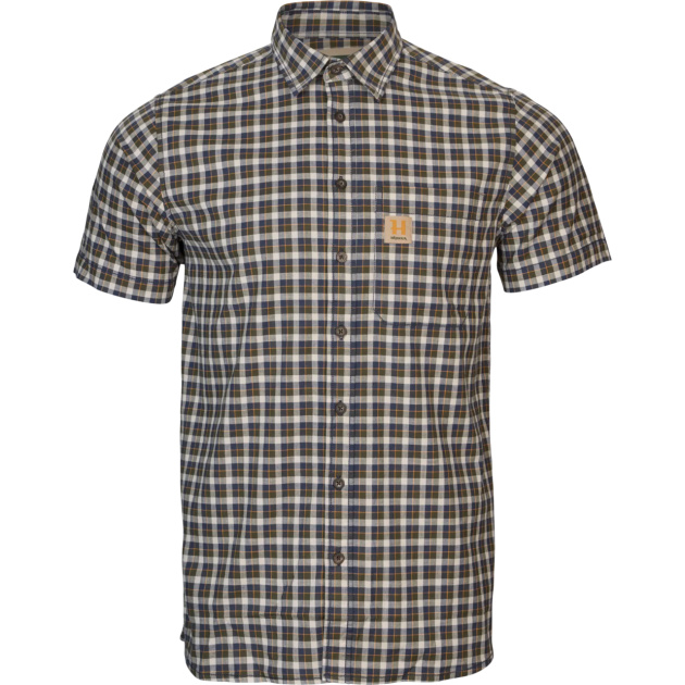 Härkila Fjell S/S Skjorte (Naval Blue Check, M)