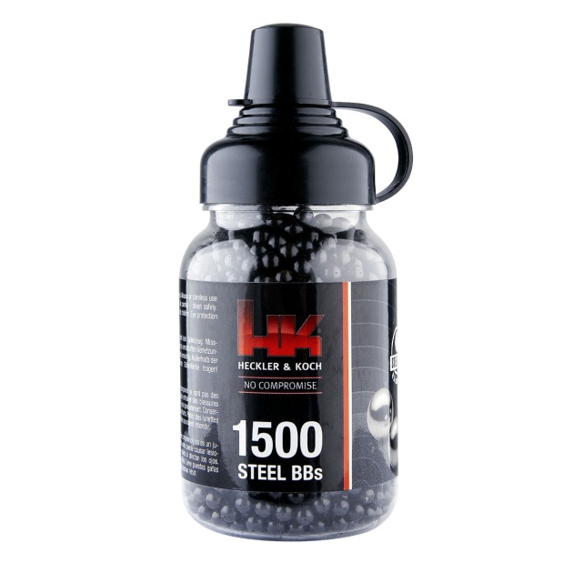 Heckler & Koch BB´s Premium Sort Stål 4,5mm 1500 stk