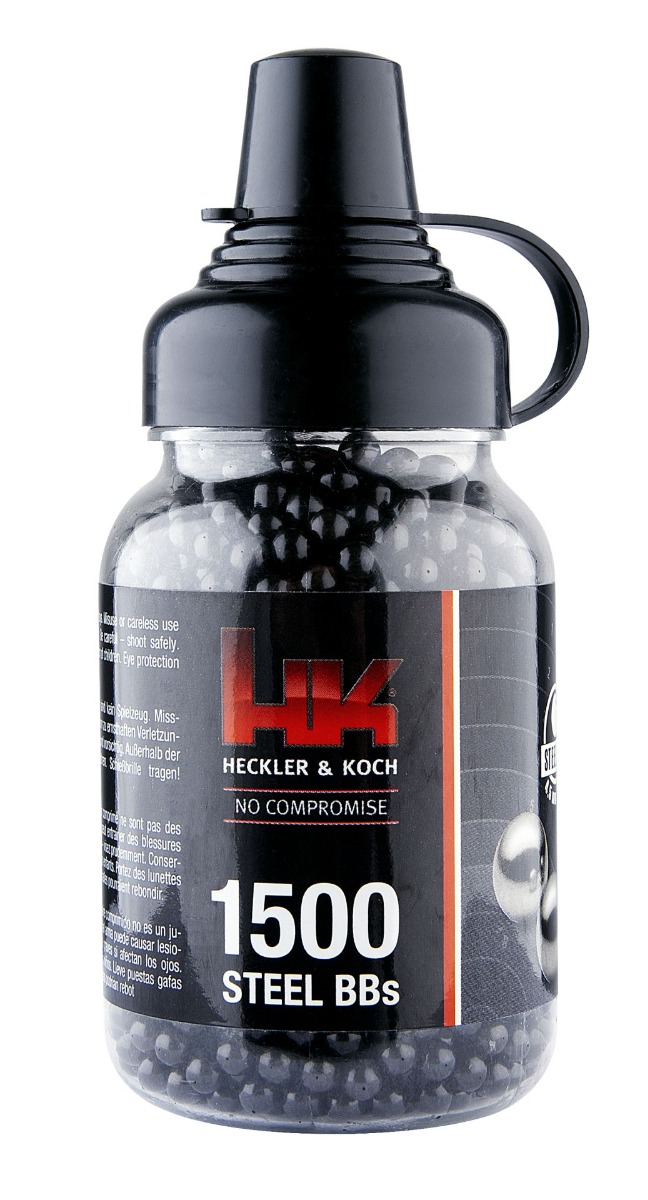 Heckler & Koch BB´s Premium Sort Stål 4,5mm 1500 stk