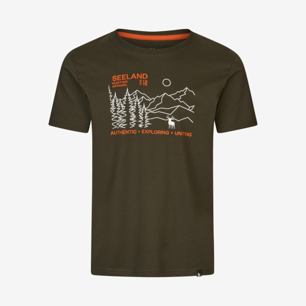Seeland - Landscape T-Shirt (Grøn) - 3XL