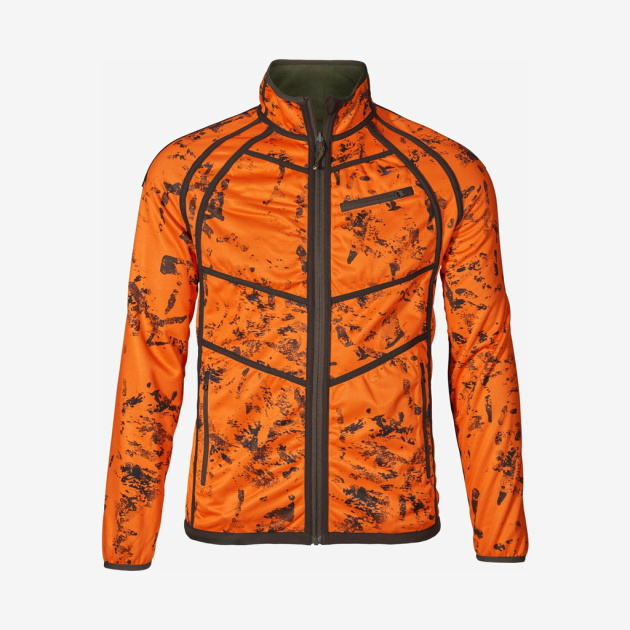 Seeland - Vantage reversible fleece (Pine green/InVis orange blaze) - M