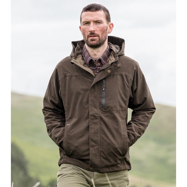 Struther Zip Jacket letvægts jagtjakke, mørk grøn - XS