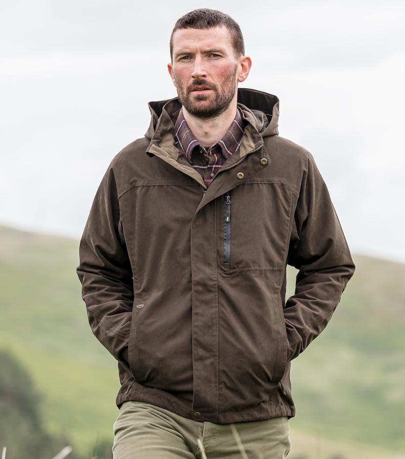 Struther Zip Jacket letvægts jagtjakke, mørk grøn - XS